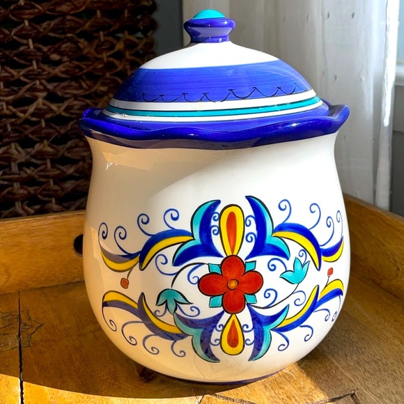 Beautiful PIER ONE San Marino Ceramic Jar - Picture 3 of 14